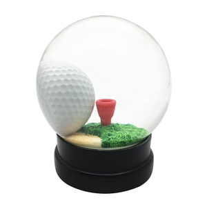 Factory Provide Directly <strong>Golf</strong> Water Snow <strong>Ball</strong> Acrylic Plastic Snow <strong>Globe</strong> - Product Image 2
