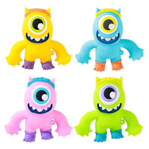 High Quality OEM Colorful One Eye Monster Smile <b>Light</b> <b>up</b> Fidget Sensory Toys Patent Reversed Novelty Toys for Kids - Product Image 2