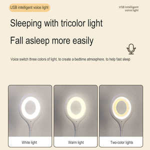 Sản Phẩm Thịnh Hành 2022 Đèn Giọng Nói Đèn Ngủ Xung Quanh Cầm Tay Mini Điều Khiển Bằng Giọng Nói Usb - Product Image 5