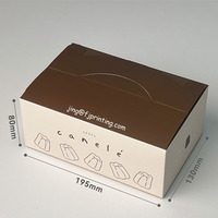 Emballage alimentaire sulfurisé pliable à impression personnalisée boîtes en papier à emporter pour croissant canelé cannelé