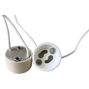 Portalámparas GU10 de Cerámica Blanco con Rosca, Tipo Cable Lateral, 250V, Calidad de Exportación, Accesorios para Iluminación, Venta al Por Mayor - Product Image 5