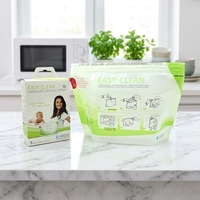 Sachets Aseptiques Épaissis Sans BPA, Qualité Alimentaire, Résistants à la Chaleur, Réutilisables, avec Fermeture Éclair, pour Salades, Logo Personnalisé, Compatibles Micro-ondes