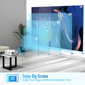 720p Rạp hát tại nhà video chiếu, auking chiếu, Tương thích với/USB/VGA/AV/điện thoại thông minh/TV Box/máy tính xách tay - Product Image 5