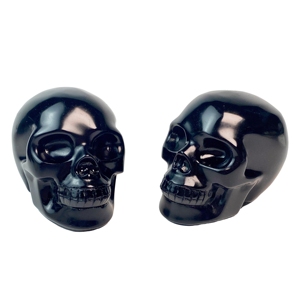 Crânes en obsidienne naturelle de 7 cm, sculptures de crânes, pierres de guérison pour le Feng Shui et la décoration intérieure, vente en gros - Product Image 3