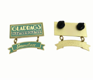 Precio al por mayor de fábrica Gran oferta Aleación de zinc Esmalte duro Gritty Insignia de PIN de animal personalizada con embragues de mariposa - Product Image 2