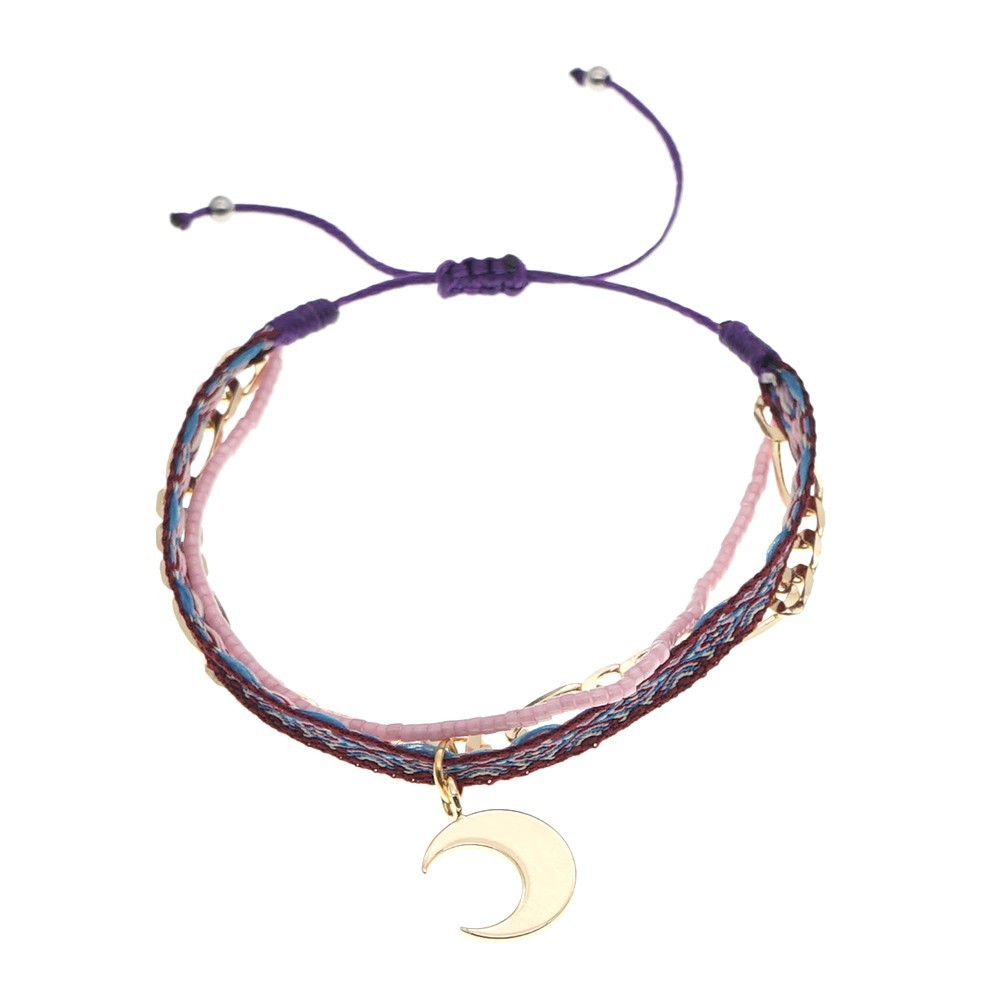 Go2boho Charm Bracelet Joyas de múltiples capas Pulseras de monedas chapadas en oro