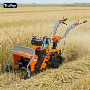 Micro-cultivateur robuste de 70 à 90 cm de largeur, transmission par engrenages avec lame de terrassement pour l'agriculture - Product Image 1