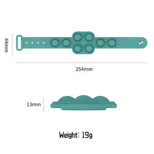 Push Bubble Sensory Fidget bracciale <span class=keywords><strong>Toy</strong></span> Popping Fidget <span class=keywords><strong>Toy</strong></span> un ottimo modo per rilassarsi e tenere occupato per bambini e adulti - Product Image 2