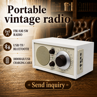 Radio portable OEM en gros avec logo personnalisé, certifiée CE, antenne longue haute sensibilité, 3 bandes AM FM SW, haut-parleur sans fil, USB TF MP3