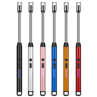 Allumeur à arc coupe-vent, rotation libre à 360 degrés, allumeur de barbecue, allumeur électrique rechargeable par USB pour bougie, cuisine