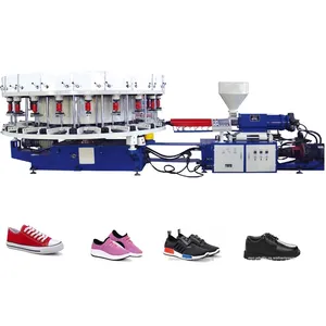 Schoen Spuitgietmachine Pvc Rubber Schoenen Zool Verticale Spuitgietmachine Maken Schoenen Schimmel