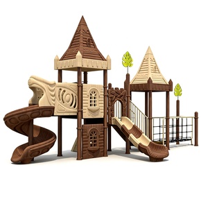 Parque Infantil Exterior Certificado CE EN1176 <span class=keywords><strong>con</strong></span> Tobogán y Estructura de Escalada para Zona Acuática Infantil - Product Image 2
