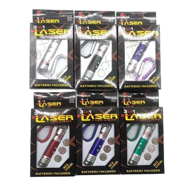Flash Stripe Elevator Laser Mountaineering Buckle Laser Pen