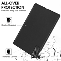 Housse de protection pour tablette Xiaomi Redmi Pad SE 11 pouces 2023, support pliable à trois volets, coque fine et légère avec fonction de réveil et de mise en veille automatique