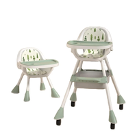 Chaise haute pliable réglable antidérapante de haute qualité pour bébés de 1 à 2 ans, pour manger