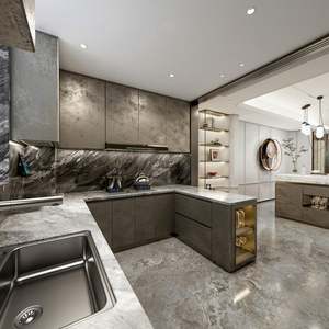 Juego Completo de Muebles para Villa Moderna, Diseño Interior y Decoración Personalizados, Sala de Estar, Cocina, Estudio, Dormitorio, Baño - Product Image 4