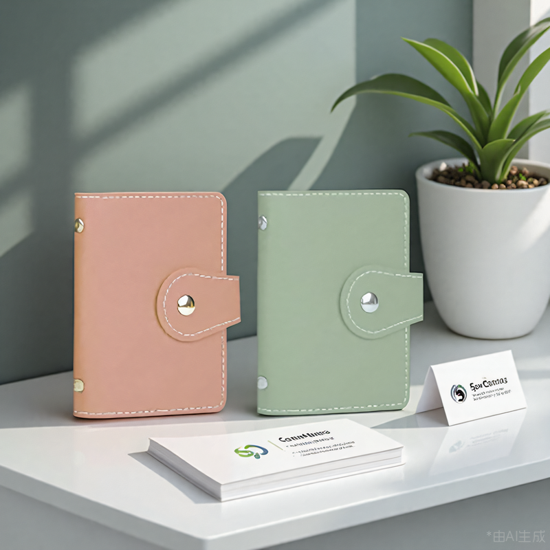 YY PU Leather Business Card Holder