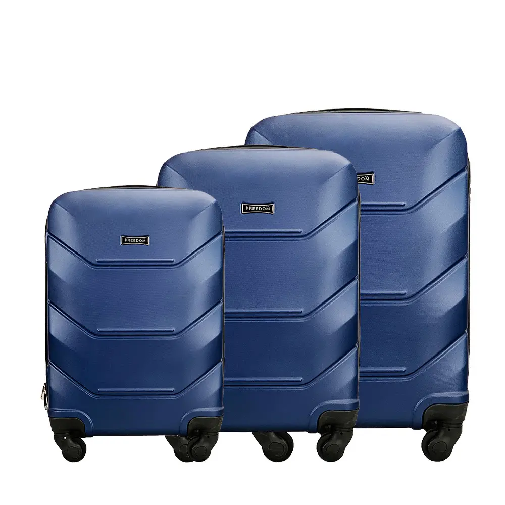 360 rolling trolley luggage sets abs hard shell suitcase set travel luggage bag