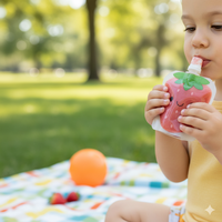 Sachet Doypack liquide en gros avec bec verseur pour l'emballage de boissons et de jus pour enfants