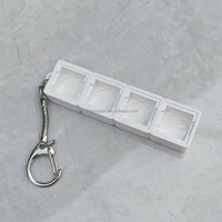 Porte-clés transparent personnalisé à 2/3/4 trous pour interrupteurs de clavier mécanique – Vente directe usine