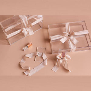 Hộp Lưu Niệm Acrylic Lớn Trong Suốt Cá Tính Hộp Quà Tặng Lễ Rửa Tội Perspex Hộp Acrylic Tùy Chỉnh Trong Suốt Hình Vuông Nhỏ Có Nắp - Product Image 2