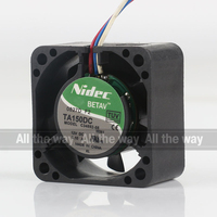 Ventilateur de refroidissement Nidec 5V 24V 48V DC12V 0.10A AC EC 4020 40X40X20MM 4CM pour CPU, serveur, châssis silencieux, carte mère, routeur TA150DC C34892-58