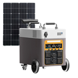 Estación Portátil de 20KWh para Suministro de Emergencia en Exteriores, Generador Solar con Panel, LiFePO4, Onda Sinusoidal Pura, Puerto para RV, Encendedor de Cigarrillos, Arrancador de Baterías - Product Image 1