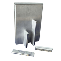 Embouts rectangulaires en aluminium pour clôtures extérieures - Design industriel écologique