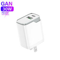 Chargeur Google Pixel 30W Chargeurs de téléphone Adaptateur de charge rapide en vrac mural pliable pour chargeur de téléphone portable OEM/ODM