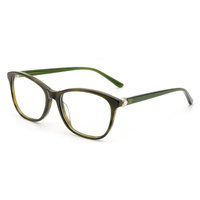 Montures de lunettes carrées vintage en acétate, avec branches décorées de strass, en matériau de qualité supérieure, pour lunettes optiques