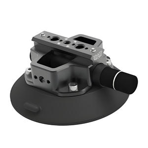 Moy-004-NATO पेशेवर एल्यूमीनियम मिश्र धातु + सिलिकॉन कार कैमरा सक्शन कप माउंट 4.5 60 किलोग्राम सक्शन बल काले और चांदी - Product Image 1