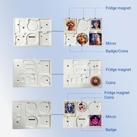 Nouvelle Arrivée Inkit ZP1 Imprimante UV Intelligente Personnalisée pour Badges, Miroirs, Aimants de Réfrigérateur, Coques de Téléphone, Balles de Golf