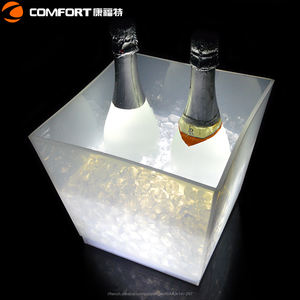 Pas <span class=keywords><strong>cher</strong></span> en plastique acrylique rhum <span class=keywords><strong>champagne</strong></span> bière seau à vin support - Product Image 2
