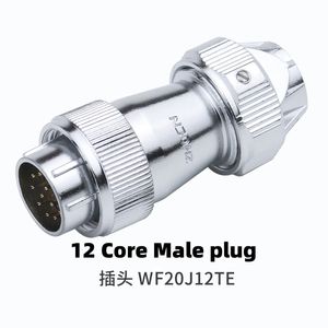 WF/HF20 ขั้วต่อกันน้ำสำหรับการบิน 2/3/4/5/6/7/9/12PIN TE/Z ปลั๊กไฟฟ้าอุตสาหกรรมสำหรับอุปกรณ์งานหนัก - Product Image 6
