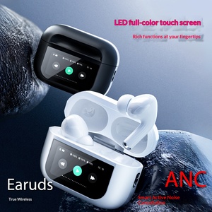 Casque sans fil <span class=keywords><strong>Avatar</strong></span> 50ANC à réduction de bruit active intelligente pour écouteurs 5.4, écran tactile LED, multifonction, intra-auriculaire, IP68 - Product Image 5