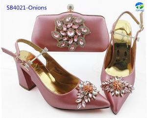 Nouvel échantillon chaussures sac ensemble chaussures de haute qualité et sac chaussures nigérianes sac assorti - Product Image 1