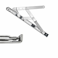 Bisagra de fricción para ventana abatible de aluminio para América del Sur, brazo de soporte superior de acero inoxidable para ventana con función de bloqueo