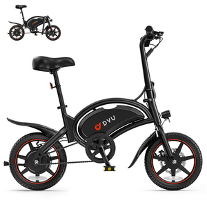 Bicicleta Eléctrica Plegable Urbana de 14 Pulgadas, Batería de Litio de 36V 10Ah, Motor sin Escobillas, Asistencia al Pedaleo - Product Image 4
