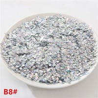 Vente en gros pas cher 3mm mini mélange fleur forme prune ongles brillant paillettes en vrac décoration de fête de mariage confettis en vrac paillettes