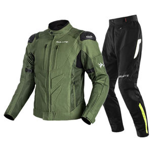 Ensemble veste et <span class=keywords><strong>pantalon</strong></span> de <span class=keywords><strong>moto</strong></span> respirant pour homme, tenue de <span class=keywords><strong>moto</strong></span>, protection de sécurité, combinaison de course - Product Image 5