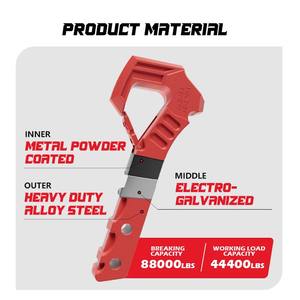 Nouvel arrivage d'accessoires automobiles Ambull Factory : Ensemble de <span class=keywords><strong>montage</strong></span> de <span class=keywords><strong>attelage</strong></span> récepteur en acier allié pour véhicules tout-terrain 4x4 et remorques - Product Image 2