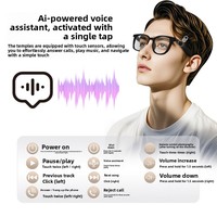 Lunettes Intelligentes Photochromiques avec Traducteur IA et Audio à Oreille Ouverte pour Cyclisme et Navigation – Vente en Gros