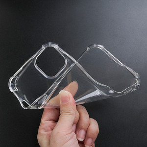 Funda de teléfono de TPU transparente al por mayor para <span class=keywords><strong>iPhone</strong></span> 16 Pro Max 15 14 Plus 13 17 Air 16E 6 6S 7 8 SE2 2020 SE3 2022 Plus XR XS - Product Image 6