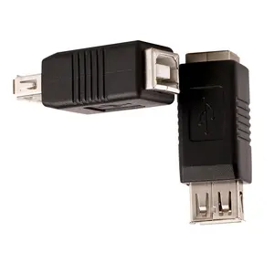 USB-Разъем 2,0 типа «гнездовой» для адаптера типа «гнездовой», конвертер для компьютера, ноутбука, принтера, сканера аксессуаров