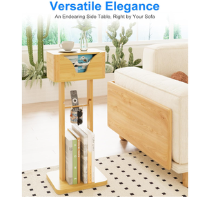 حامل مرحاض FSC بحامل حر للحمام مع منظم رف من الخيزران وتخزين لحامل المناديل - Product Image 5