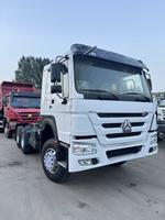 Truk Traktor HOWO 371 HP 64 Bekas dari Cina untuk Transportasi Bahan Kimia Berbahaya, Emisi Euro 2