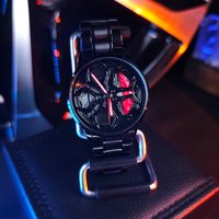 Jam Tangan Roda 3D Resmi Original Berkualitas Tinggi Grosir Jam Tangan Roda Quartz Tahan Air Jam Tangan Roda Mobil Lambo Teriamer