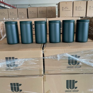 Pot de stockage de poudre en acier inoxydable complet de 36 oz, 48 oz, 70 oz, boîte métallique hermétique, anti-fuite, écologique, récipient alimentaire pour protéines - Product Image 6
