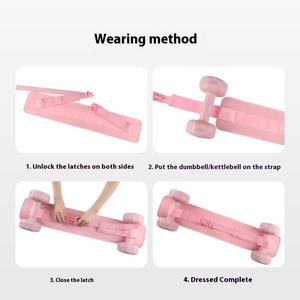 <span class=keywords><strong>Ceinture</strong></span> multifonctionnelle antidérapante réglable pour les hanches et le ventre, avec coussinet pour haltères, haltères et kettlebells pour la gym - Product Image 5