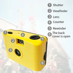 Toptan su geçirmez 35mm kullanımlık Film kamera düğün hediye Retro Film kamera iş için